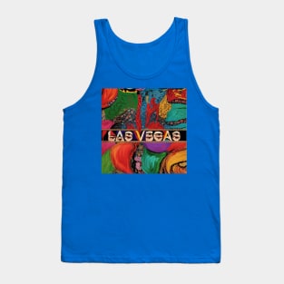 Las Vegas Hidden in Abstract Art Tshirt Tank Top